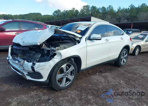 2018 Mercedes-Benz Glc 300 Coupe 4Matic из США, поврежденный, VIN WDC0J4KB0JF327607